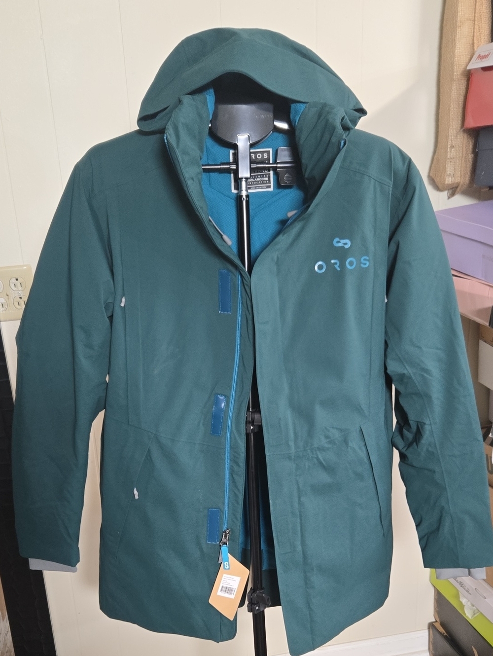 NWT Oros Orion Parka Green Mens Small